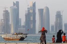 Thủ đô Doha của Qatar. (Nguồn: Getty Images)