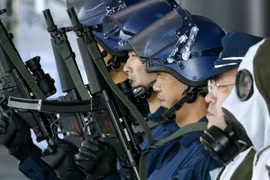 Lực lượng chống khủng bố của Nhật Bản. (Nguồn: Reuters)