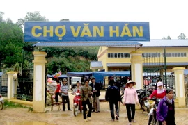 Chợ Văn Hán - Xã Văn Hán - huyện Đồng Hỷ - tỉnh Thái Nguyên, một trong những công trình thuộc dự án phát triển cơ sở hạ tầng nông thôn miền núi phía Bắc. (Nguồn: Ban Quản lý các dự án nông nghiệp)