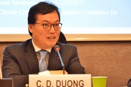 Đại sứ, Trưởng Phái đoàn Việt Nam tại Geneva Dương Chí Dũng. (Ảnh: Hoàng Hoa/TTXVN)