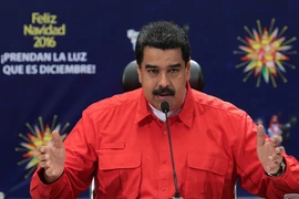 Tổng thống Venezuela Nicolas Maduro. (Nguồn: EPA/TTXVN)