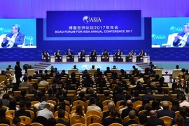 Toàn cảnh Diễn đàn châu Á Bác Ngao 2017. (Nguồn: THX/TTXVN)