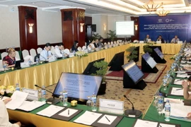 Quang cảnh cuộc họp Tiểu ban về tiêu chuẩn và hợp chuẩn (SCSC). (Ảnh: Hoàng Hải/TTXVN)