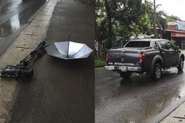 Khởi tố điều tra vụ xe ôtô đâm hỏng máy quay phim của phóng viên VTV