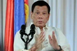 Tổng thống Philippines Rodrigo Duterte. (Nguồn: EPA/TTXVN)