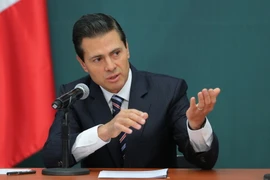Tổng thống Mexico Enrique Pena Nieto. (Nguồn: EPA/TTXVN)