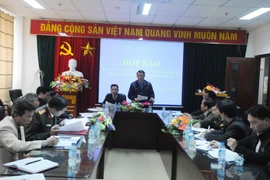 Quang cảnh buổi họp báo. (Ảnh: Nguyễn Công Hải/TTXVN)