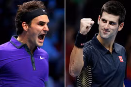 Roger Federer và Novak Djokovic (Nguồn: Barbados Today)