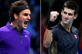 Roger Federer và Novak Djokovic (Nguồn: Barbados Today)