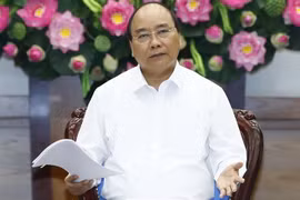 Thủ tướng Nguyễn Xuân Phúc phát biểu. (Ảnh: Thống Nhất/TTXVN)