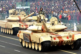 Xe tăng T-90 của lục quân Ấn Độ. (Nguồn: pinterest.com)