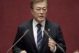 Tổng thống Hàn Quốc Moon Jae-in. (Nguồn: Reuters)