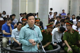 Hà Văn Thắm - nguyên Chủ tịch Hội đồng quản trị OceanBank. (Ảnh: Nguyễn Cúc/TTXVN)