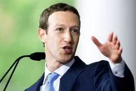 Giám đốc điều hành Facebook Mark Zuckerberg. (Nguồn: AP)