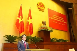 Phó Thủ tướng Vũ Đức Đam phát biểu kết luận. (Ảnh: Văn Điệp/TTXVN)