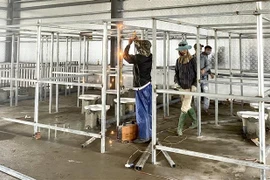 Trung tâm thu dung, điều trị bệnh nhân COVID-19 triệu chứng nhẹ, không triệu chứng tại thị xã Hương Trà. (Ảnh: Mai Trang/TTXVN)