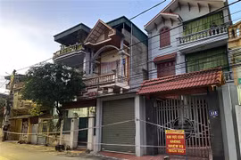 Một khu vực bị phong tỏa tại Hải Dương vào tháng 5. (Ảnh minh họa: TTXVN phát)