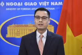 Thứ trưởng Ngoại giao Đặng Hoàng Giang trả lời phỏng vấn về những đóng góp và kỳ vọng của Việt Nam tại Diễn đàn Hợp tác kinh tế châu Á- Thái Bình Dương (APEC) năm 2021. (Ảnh: TTXVN)