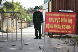 Xã Cao Xá, huyện Lâm Thao, tỉnh Phú Thọ là một trong những địa phương triển khai thí điểm điều trị F0 tại nhà. (Ảnh: Diệp Trương/TTXVN)