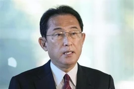 Thủ tướng Nhật Bản Fumio Kishida tại cuộc họp báo ở Tokyo, ngày 4/11. (Ảnh: Kyodo/TTXVN)