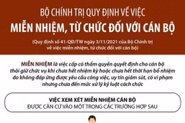 Các căn cứ để xem xét việc miễn nhiệm, từ chức đối với cán bộ