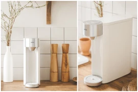 Máy lọc nước cụm núi lửa Aimu Jeju không sử dụng điện. (Ảnh: B.L.I)