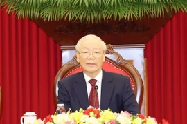 Tổng Bí thư Nguyễn Phú Trọng. (Ảnh: Trí Dũng/TTXVN)