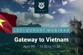 Hội thảo trực tuyến với chủ đề "Gateway to Viet Nam". (Ảnh: TTXVN phát)