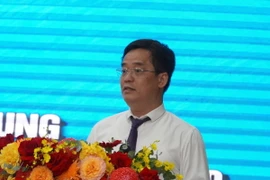 Tân Bí thư Thành ủy Phú Quốc Lê Quốc Anh. (Ảnh: Văn Sĩ/TTXVN)