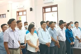 Quang cảnh phiên xét xử. (Nguồn: Người Đưa tin)