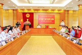 Toàn cảnh Kỳ họp thứ 14, HĐND tỉnh Vĩnh Phúc khóa XVII. (Nguồn: xaydungchinhsach.chinhphu.vn)