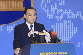Người phát ngôn Bộ Ngoại giao Lê Hải Bình. (Ảnh: Phạm Kiên/TTXVN)