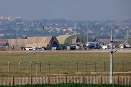 Máy bay quân sự đậu tại căn cứ không quân Incirlik. (Nguồn: AFP/TTXVN)