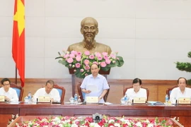 Thủ tướng Nguyễn Xuân Phúc phát biểu chỉ đạo. (Ảnh: Thống Nhất/TTXVN)