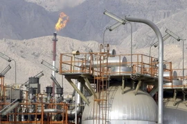 Mỏ khí South Pars gần cảng Assalouyeh, miền nam Iran. (Nguồn: EPA/TTXVN)