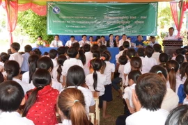 Trường tiểu học Khmer-Việt Nam khai giảng năm học mới