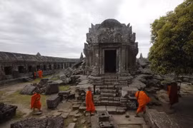 Ngôi đền cổ 900 năm tuổi Preah Vihear. (Nguồn: Reuters)
