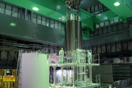 Lô nhiên liệu đầu tiên rời tổ máy số 4 nhà máy Fukushima