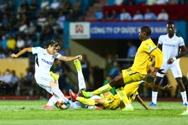 Bầu Đức mới đây cho biết Hoàng Anh Gia Lai có sao đá vậy, không đặt nặng thành tích sau khi từng khẳng định đội bóng này chỉ "đá cho vui". (Ảnh: Nguyên An/Vietnam+)