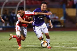 Phần còn lại V-League 2020 sẽ mang tới cuộc đua vô địch và trụ hạng căng thẳng, khó lường. (Ảnh: Hiển Nguyễn/Vietnam+) 