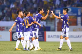 Chủ tịch câu lạc bộ Hà Nội "hạ lệnh" cho cầu thủ đội bóng phải thắng Hoàng Anh Gia Lai. (Ảnh: Nguyên An/Vietnam+)