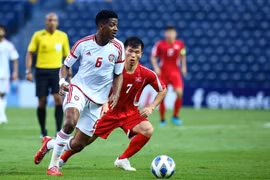 U23 UAE muốn thắng U23 Jordan ở lượt trận cuối cùng bảng D. (Ảnh: Nguyên An/Vietnam+)
