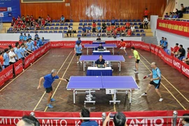 Hình ảnh Giải bóng bàn cúp Hội Nhà báo Việt Nam lần thứ XIII - năm 2019. (Ảnh: BTC) 