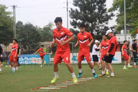 Viettel FC trở lại tập luyện sớm nhờ có trung tâm huấn luyện riêng biệt. (Ảnh: Viettel FC) 