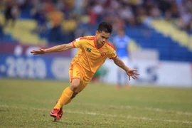 Thanh Hóa thắng trận thứ ba liên tiếp tại V-League 2020 sau khi đánh bại Than Quảng Ninh. (Ảnh: VPF) 