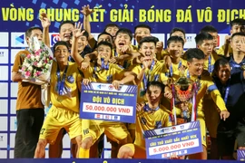 Cận cảnh U17 SLNA lên ngôi vô địch U17 Quốc gia sau 8 năm chờ đợi