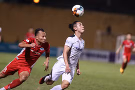 V-League 2021 mở màn với vòng 1 được dự đoán hấp dẫn và kịch tính. (Ảnh: Hiển Nguyễn/Vietnam+) 