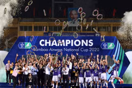 Hà Nội FC hiện dẫn đầu cuộc bình chọn “Câu lạc bộ được yêu thích nhất Việt Nam” do AFC tổ chức trên trang chủ. (Ảnh: Hiển Nguyễn/Vietnam+) 