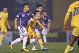 V-League 2020 hoãn vô thời hạn vì dịch COVID-19. (Ảnh: Nguyên An/Vietnam+)