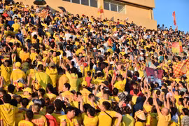 Nam Định có điểm ở vòng 11 V-League sau khi phải chịu ảnh hưởng bởi sai sót của trọng tài ở vòng trước. (Ảnh: Nguyên An/Vietnam+) 